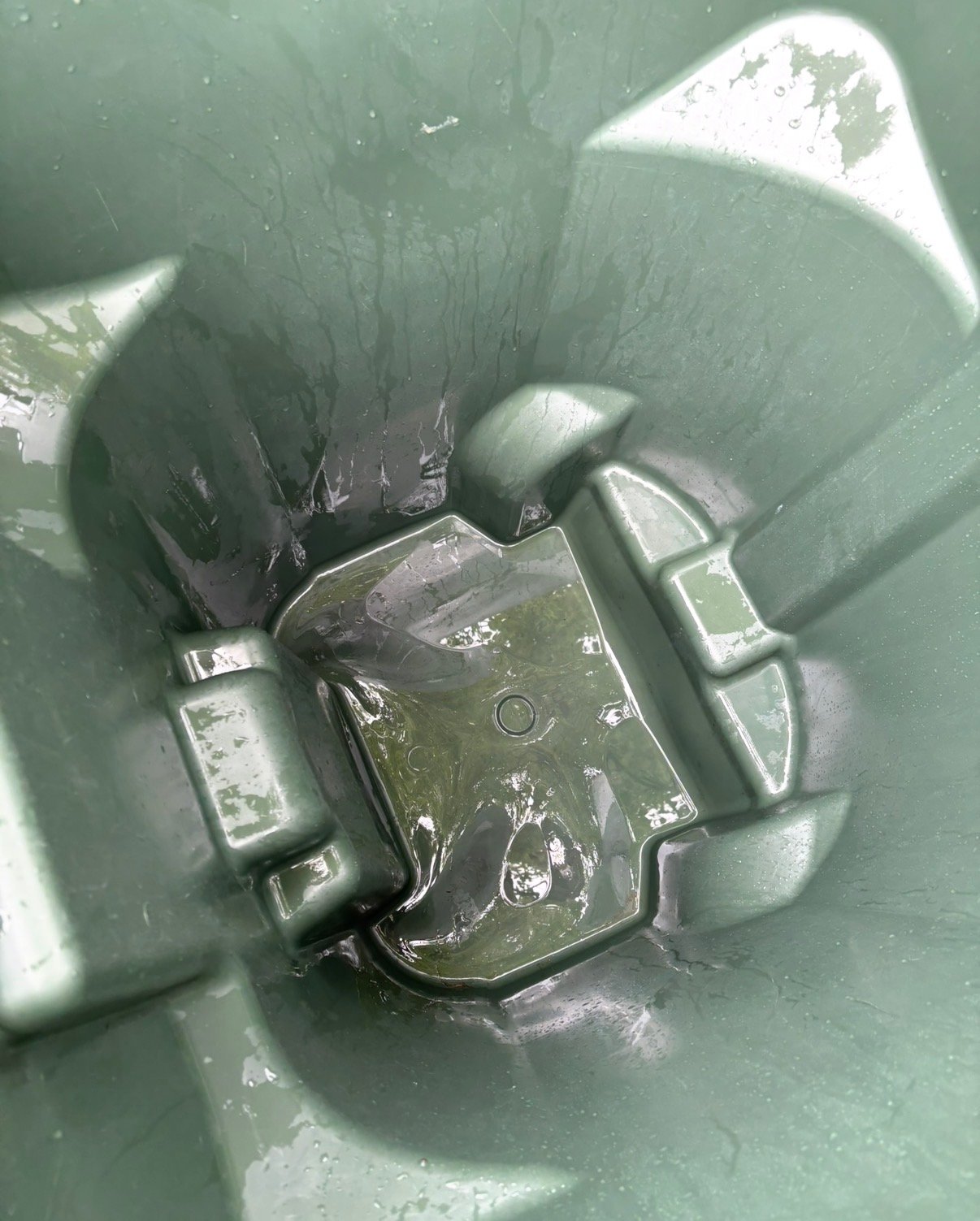 Garbage bin cleaning